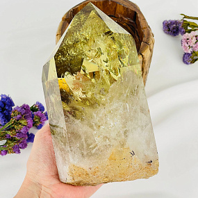 Кристалл из Цитрина на подставке, Артикул: 113381 - изображение товара №2