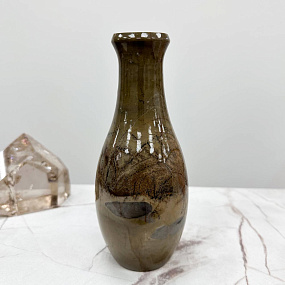 Ваза из дендритовой Яшмы, Артикул: 117041 - изображение товара №1