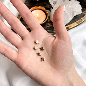 Подвеска "Сердце" (5 шт), Артикул: 096761 - изображение товара №1