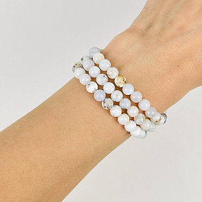 Бусины для украшений из Кахолонга (65 бусин), Артикул: 116782 - изображение товара №2