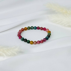 Браслет из Турмалина микс, Артикул: 115964 - изображение товара №2