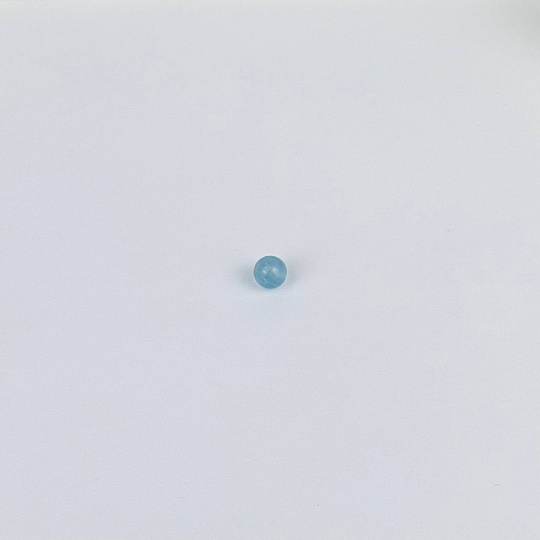 Бусины для украшений из голубого карибского Кальцита (3 шт), Артикул: 116457 - изображение товара №2