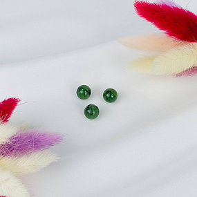 Бусины для украшений из Нефрита (3 шт)