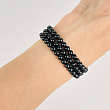 Бусины для украшений из черной Шпинели (86 бусин)