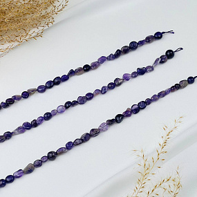 Бусины для рукоделия из Аметиста, Артикул: 075221 - изображение товара №3