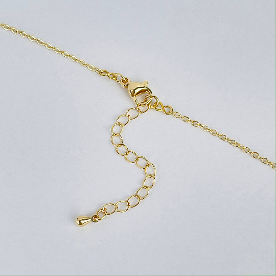 Кулон на цепочке из Сапфира, Артикул: 117306 - изображение товара №3