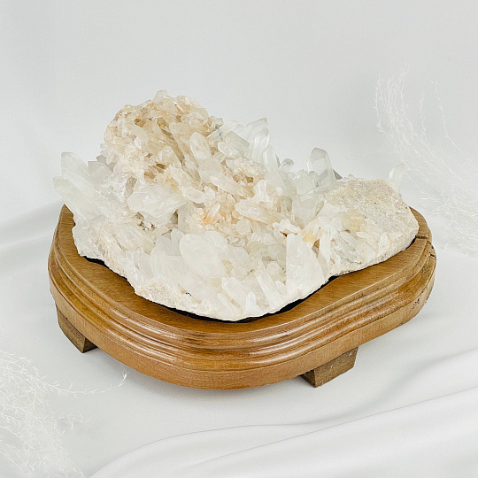 Друза Горного Хрусталя на подставке, Артикул: 070035 - изображение товара №2