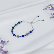 Браслет регулируемый из Лазурита, Иолита и Содалита