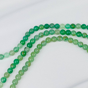 Бусины для украшений из Авантюрина (60 бусин), Артикул: 078115 - изображение товара №1