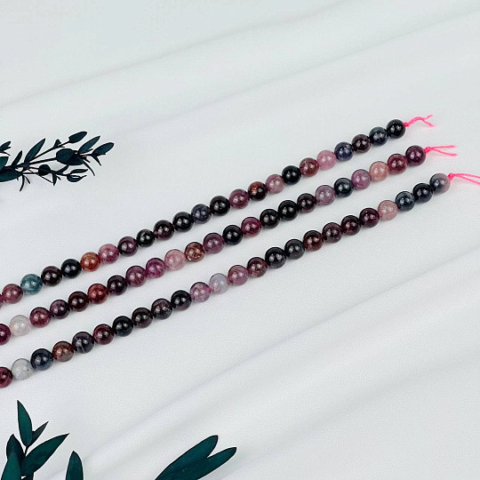 Бусины для украшений из Шпинели микс (46 бусин), Артикул: 116434 - изображение товара №1