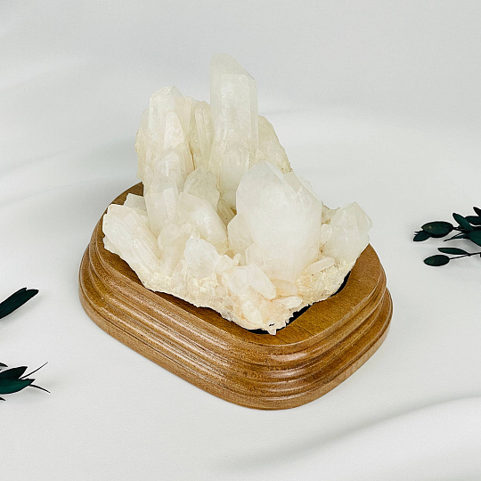 Друза Горного Хрусталя на подставке, Артикул: 117713 - изображение товара №2