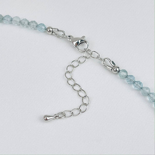 Колье из Аквамарина, Кианита и Лабрадора, Артикул: 116599 - изображение товара №3