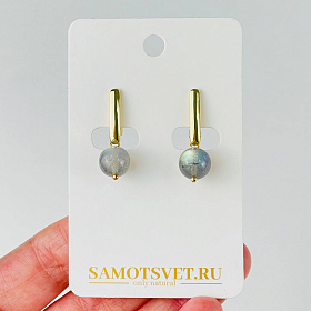 Серьги из Лабрадора