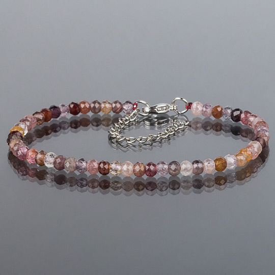 Браслет из Шпинели микс огранка, Артикул: 083122 - изображение товара №1