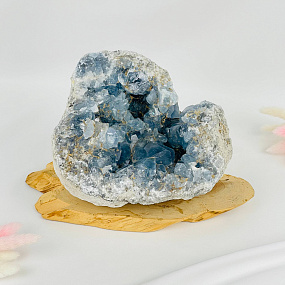 Друза Целестина на подставке, Артикул: 117685 - изображение товара №1