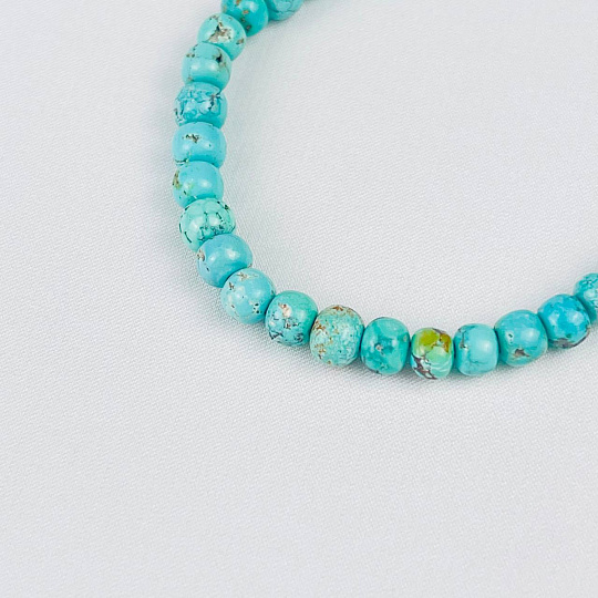 Браслет из Бирюзы, Артикул: 116529 - изображение товара №3