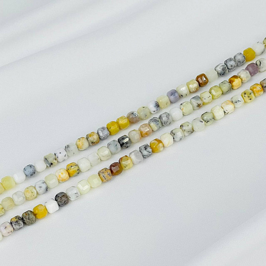 Бусины для украшений из древесного Опала (65 бусин), Артикул: 116742 - изображение товара №1