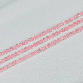 Бусины для украшений из мадагаскарского Розового кварца (86 бусин), Артикул: 086413 - изображение товара №1