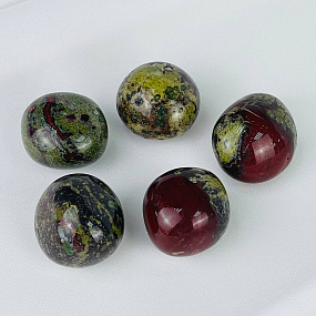 Галтовка из зеленой Яшмы (25 шт), Артикул: 118044 - изображение товара №2