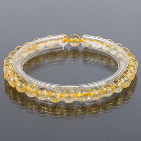 Браслет из Цитрина, Артикул: 079098 - изображение товара №1