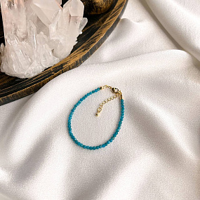 Браслет из Апатита огранка, Артикул: 097325 - изображение товара №2