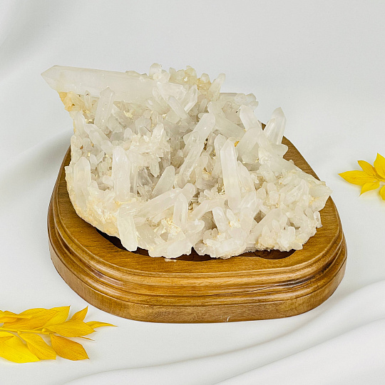Друза Горного Хрусталя на подставке, Артикул: 117714 - изображение товара №1