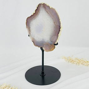 Срез Агата на подставке, Артикул: 117349 - изображение товара №3