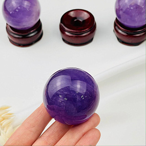 Шар из Аметиста  на подставке, Артикул: 070161 - изображение товара №1