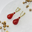 Серьги из Сердолика