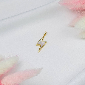 Подвеска перламутровая "Молния" (1 шт), Артикул: 092001 - изображение товара №1