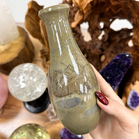 Ваза из дендритовой Яшмы, Артикул: 117041 - изображение товара №2