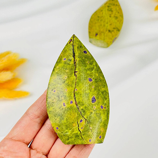 Свеча из Стихтита в змеевике, Артикул: 116386 - изображение товара №2