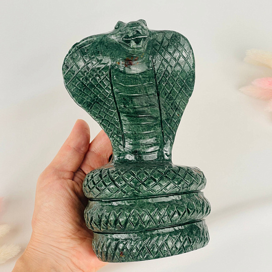 Статуэтка Кобра из Змеевика, Артикул: 118020 - изображение товара №3