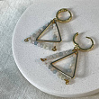 Серьги из Берилла микс