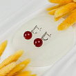 Серьги из Сердолика