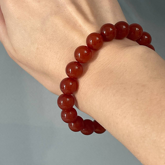 Браслет из Сердолика, Артикул: 076827 - изображение товара №2