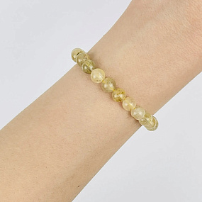 Браслет из Рутилового кварца (Волосатик)