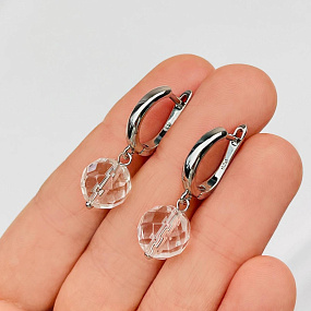 Серьги из Горного Хрусталя, Артикул: 105536 - изображение товара №1