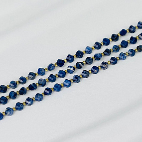 Бусины для украшений из Содалита (35 бусин)