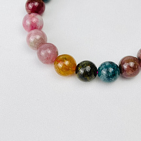 Браслет из Турмалина микс, Артикул: 115966 - изображение товара №3