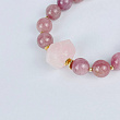 Браслет из мадагаскарского Розового кварца