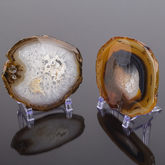 Срез агата на подставке (Бразилия), Артикул: 048072 - изображение товара №1