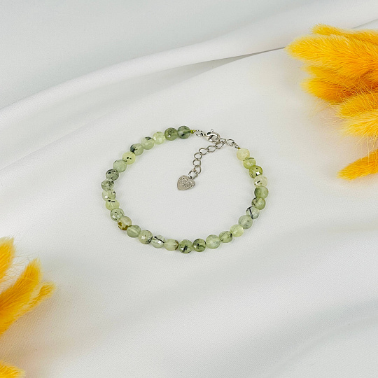 Браслет из Пренита (Африка), Артикул: 076895 - изображение товара №1