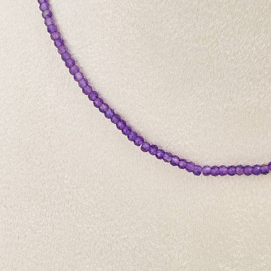 Колье из Аметиста (градиент), Артикул: 114659 - изображение товара №2