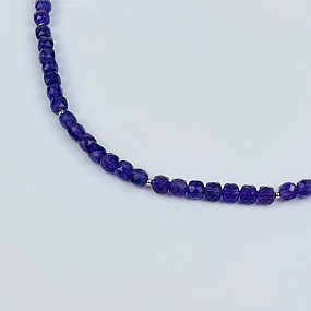Колье из Аметиста (градиент), Артикул: 120430 - изображение товара №2