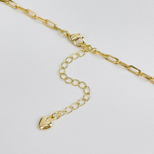 Колье на цепочке из Кунцита, Чароита и Жемчуга, Артикул: 116593 - изображение товара №3