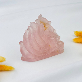 Лиса "Кицунэ" из Розового кварца, Артикул: 088085 - изображение товара №3