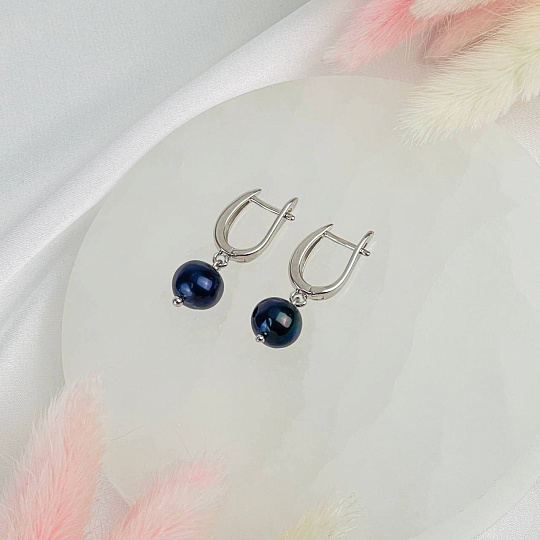 Серьги из Жемчуга, Артикул: 118338 - изображение товара №2