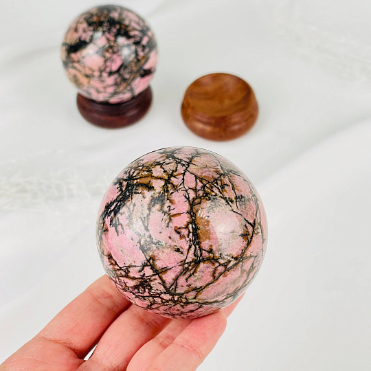 Шар из Родонита, Артикул: 088266 - изображение товара №2