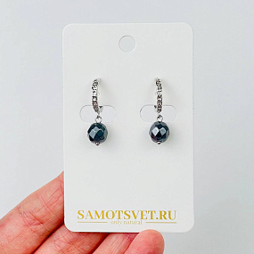 Серьги из Гематита